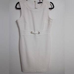 Tommy Hilfiger White Midi Dress